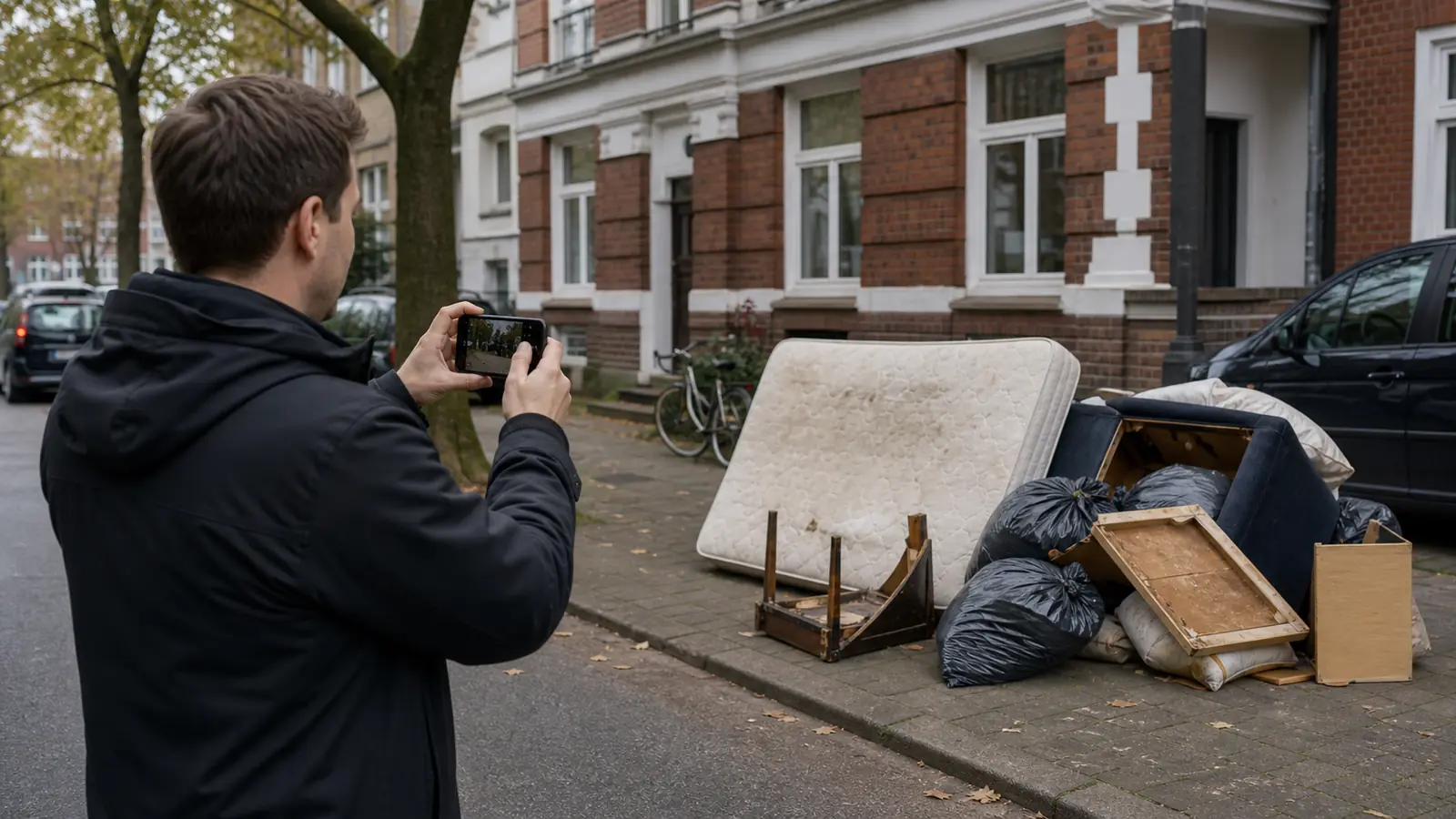 Wilder M&uuml;ll in Hamburg richtig melden